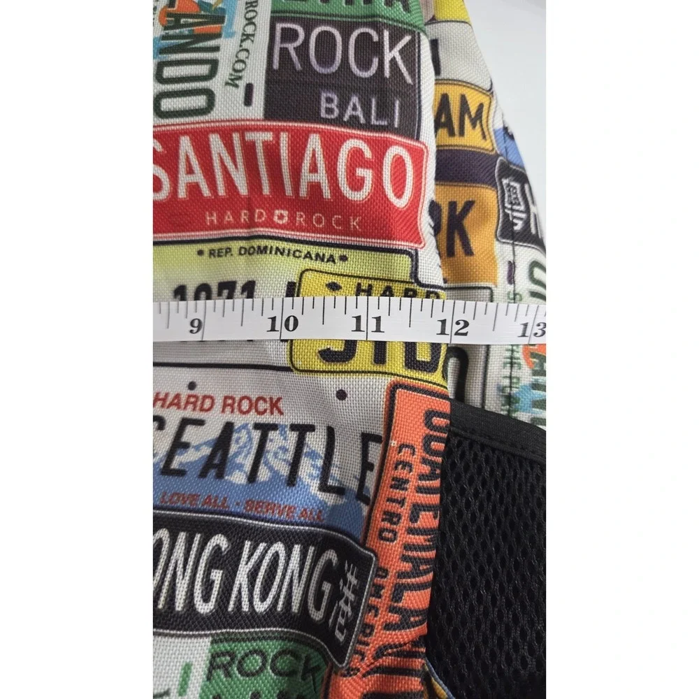 Hard Rock Cafe License Plate Backpack